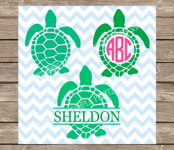 Free Free Turtle Monogram Svg Free