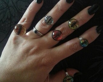 Adjustable eyeball rings