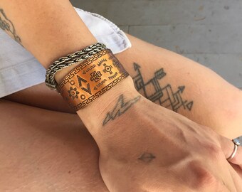 Vintage Southwest Copper Cuff Bracelet