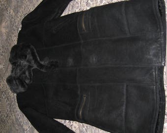 vintage sheepskin coat