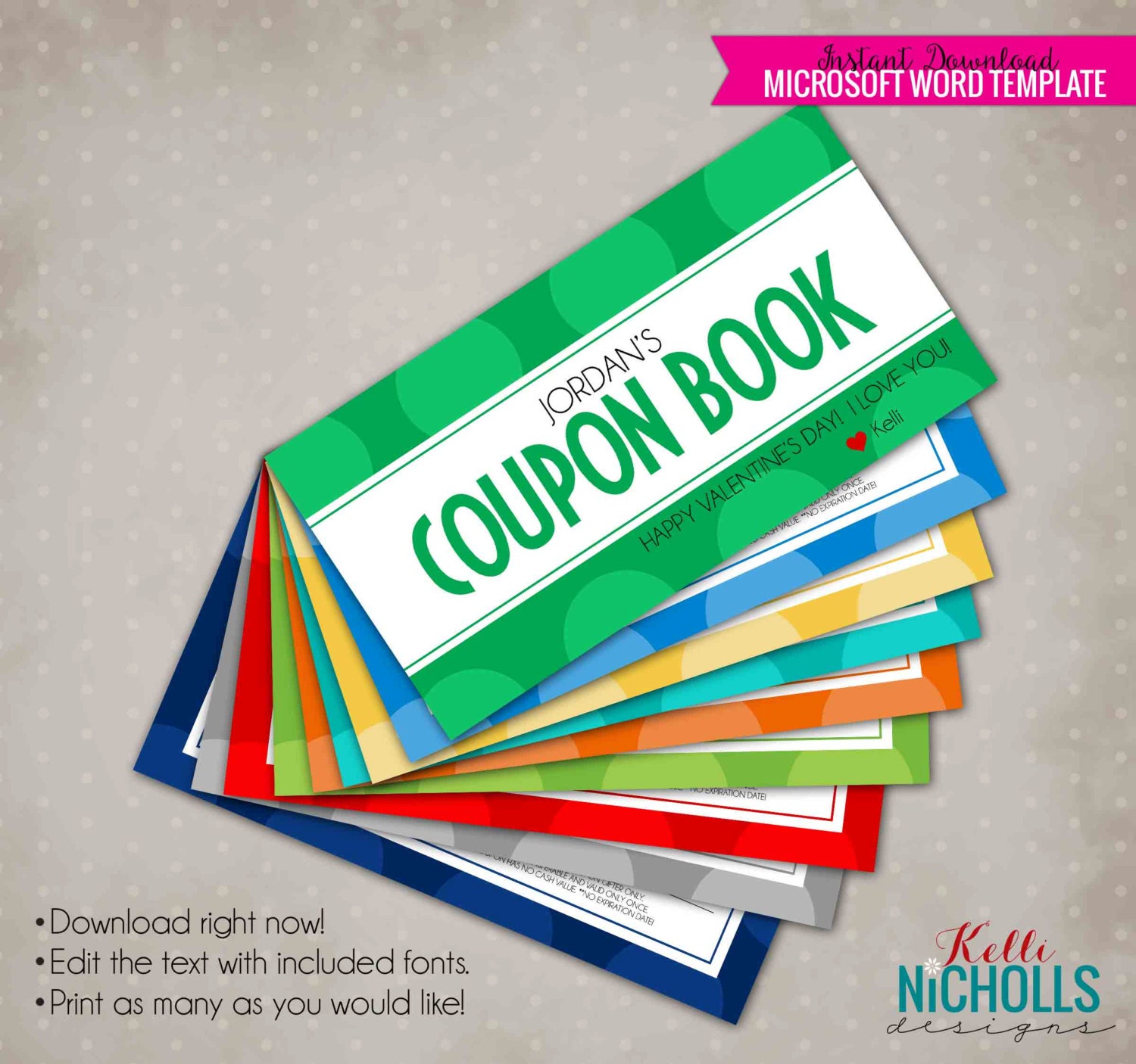 custom coupons free template