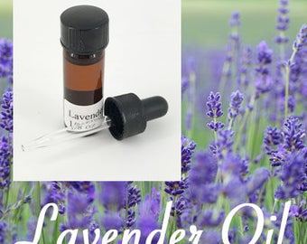 Lavender Oil for Clay - 1/8oz bottle - lavender oil - for craft use - metal clay