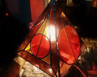Inspired "Harry Potter" lamp, stained glass Tiffany