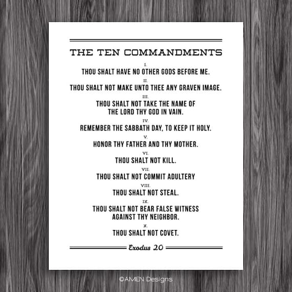 10 Commandments Kjv Printable 10-commandments-kjv-printable