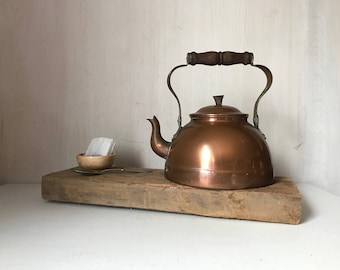 Vintage Copper Tea Kettle * ODT Copper Tea Kettle * Copper Tea Pot * Made in Portugal * Vintage Copper Teapot