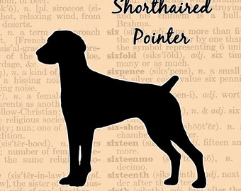 German Shorthaired Pointer Silhouette