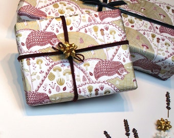 Hedgehog and Pinecones Tissue Paper