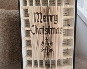 Measure , Mark , Cut + Fold Advent Calendar with snowflake decor ( With Instructions)