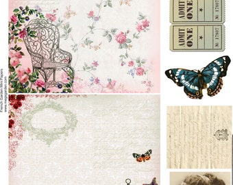 French Garden Mini printables
