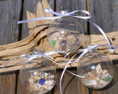 items similar to beach decor 3 christmas ornaments making christmas ornaments out of seashells