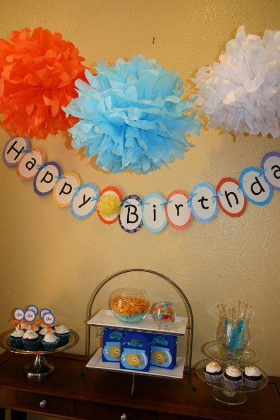 Items similar to Goldfish Birthday Party Package on Etsy