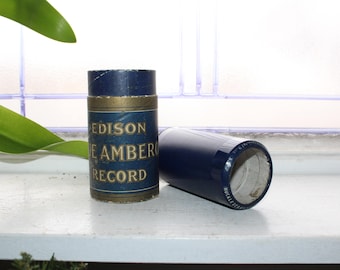Antique Edison Cylinder Record 3322 Huckleberry Finn