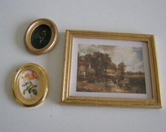 set of 3 miniature nine frames