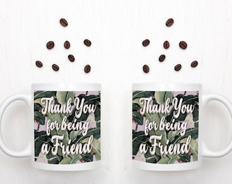 Golden Girls Mug - Thank You For Being A Friend - New Item - 11oz Coffee Mug - Gift for Her
