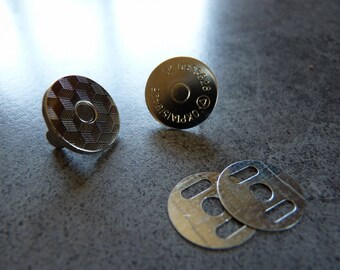 Magnetic clasp / Magnetic extra fine diamond. 17 mm