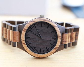 Wood Watch, Wooden watch,Personalized Wood Watch,Wood Watch men,Mens wooden watches,Wedding Gift,Wood Watches for him,Watch Husband Gift
