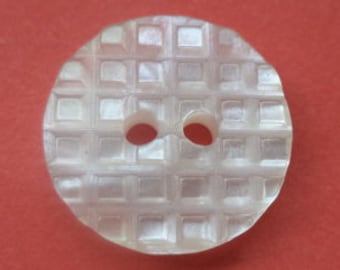 15 mm button white 10 buttons (1016)