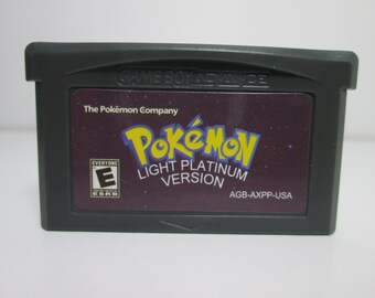 GBA Pokemon Light Platinum Version hack fan made homebrew