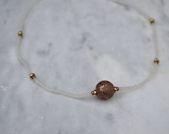 Golden Ticket Choker Necklace