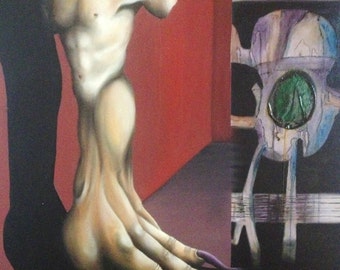 oil on canvas, surreal