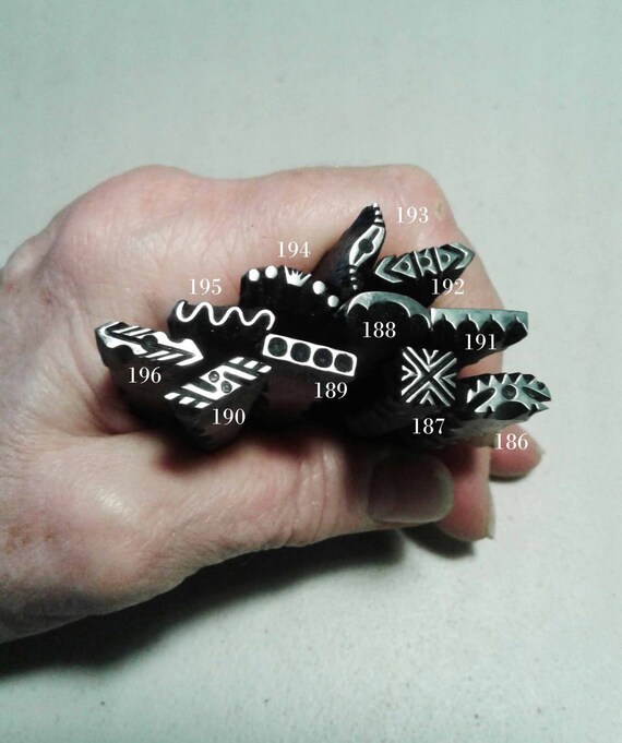 18 Handmade Metal Stamps jewelry stamp border stamp