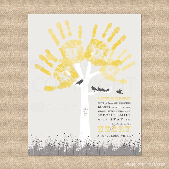Download Handprint Tree DIY Fathers Day gift for Grandpa Fathers Day