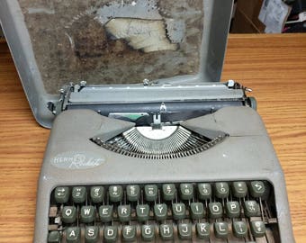 1956 Hermes Rocket ultra portable typewriter