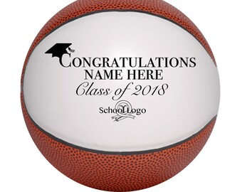 Graduation Basketball Grad Gift Student Personalized 2018