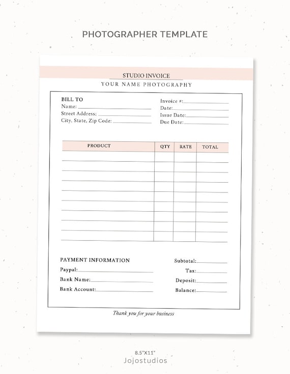 Graphy Invoice Template For Graphers Receipt