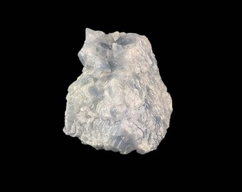Blue Calcite Raw Rough Crystal Cluster 2 1/2" A1099