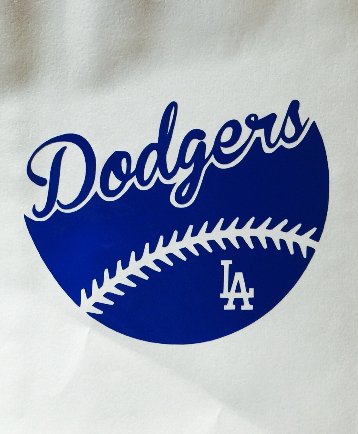 LA Dodgers Baseball Vinyl Decal Car Window / Bumper Sticker