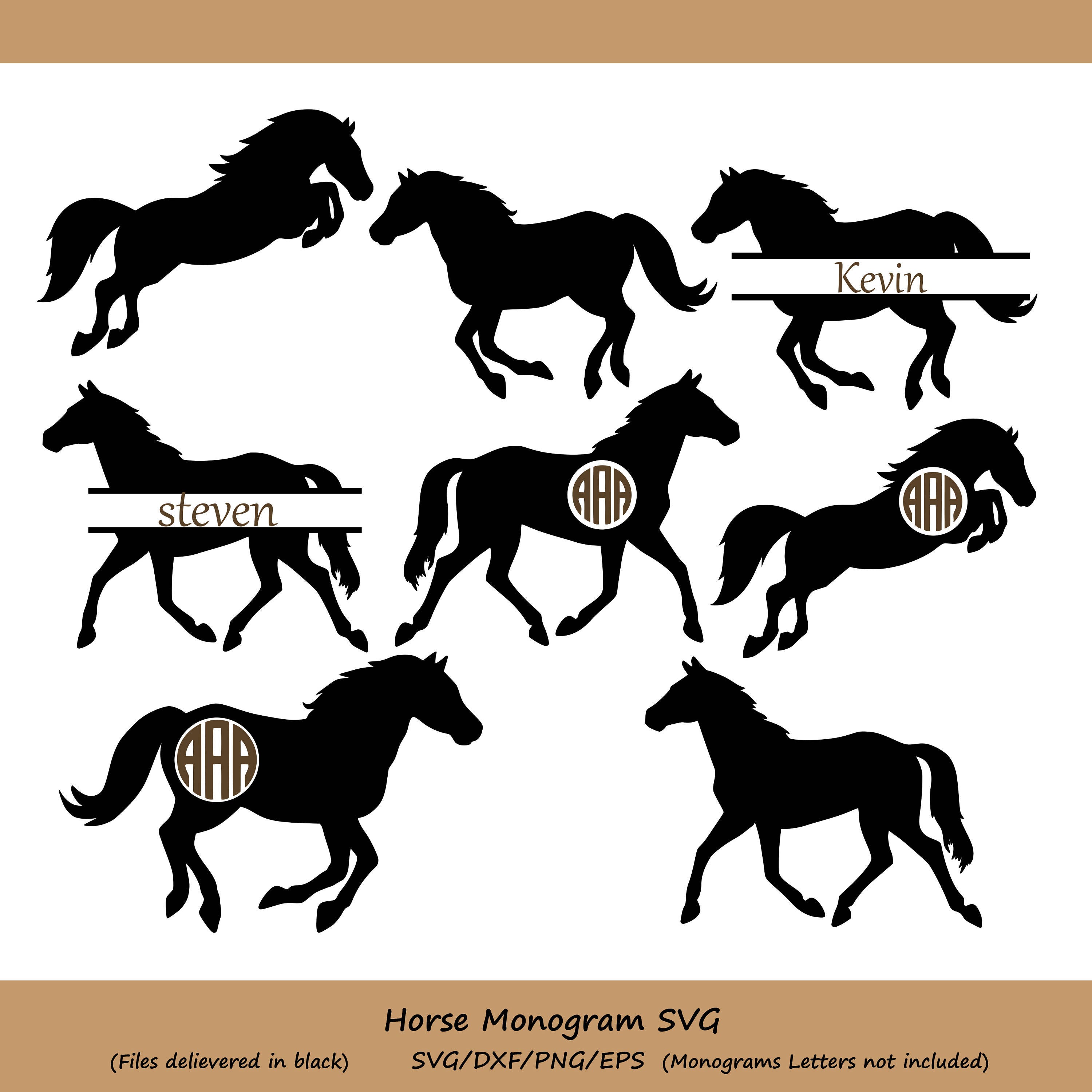 Download Horse svg files Horse Monogram Horse clipart Horses Svg Cut