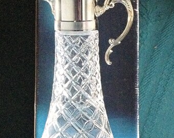Vintage Godinger 2qt Crystal Carafe Chiller w/ Removable Icer No.140