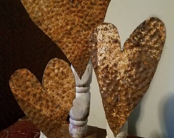 Rustic Vintage Metal Heart