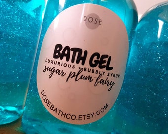 SUGAR PLUM FAIRY Bath Gel x Bubble Bath x Shimmer Bubble Gel