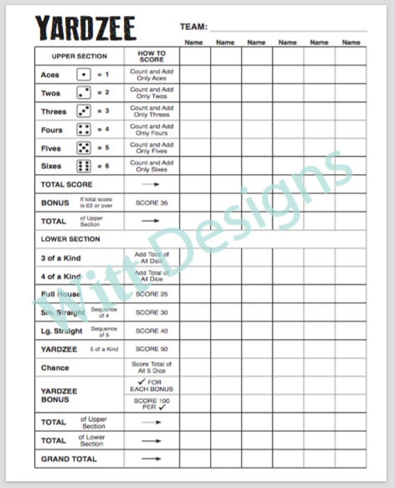 Crazy image for printable scorecard Witty image for printable scorecard