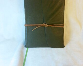 The Silmarillion history book by JRR Tolkien recovered in elven leather Lothlorien Mirkwood Rivendell Imladris