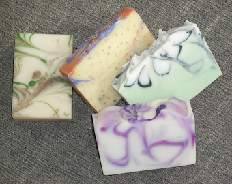 4 Soaps for 21 DOLLARS / Your Choice of Soap / Artisan Soap / Cold Process Handmade Soap