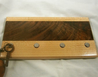 Wood Key Holder / Magnetic Key Holder / Wall Hanging Key Holder / Functional Decor / Office Decor