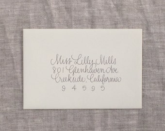 Hand Addressed Envelope - LePen Script