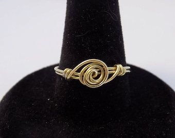 Gold Rose Ring - Size 8