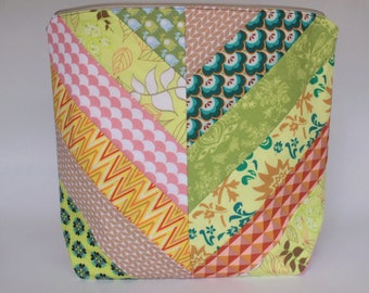 Patchwork project bag large