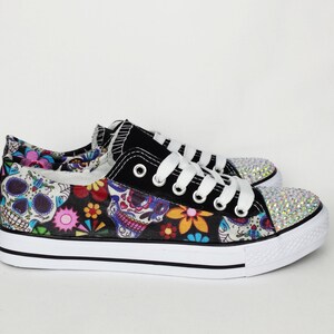 Sugar Skull Custom Men's Slip On Loafer Walking Shoes For Men Sugar Skull Custom Men's Slip On Loafer Walking Shoes For Men
