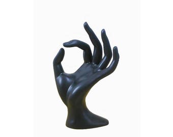 Hand Display For Rings and Bracelet Black Size 6.5"x4" Inches