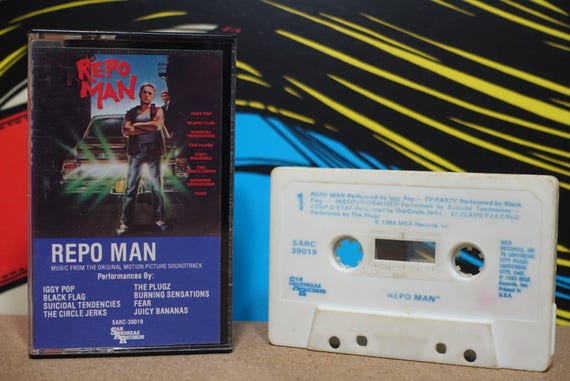 Repo Man (Music From The Original Motion Picture Soundtrack) by Various Artists Vintage Cassette