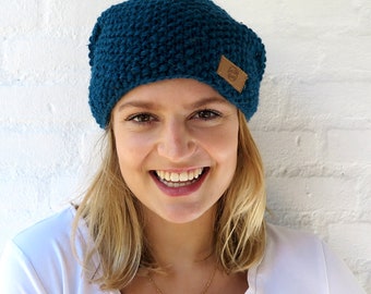 Pokhara Beanie Turquoise - Handmade Wool