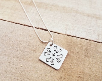 Bicycle Cycling Necklace