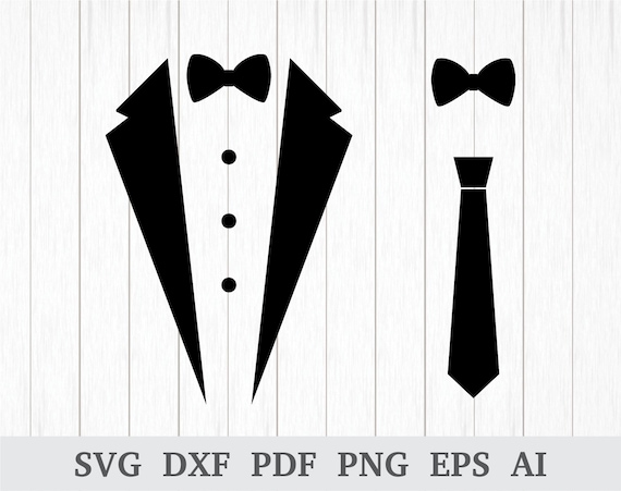 Download Tuxedo SVG Tux SVG Tuxedo Shirt Svg Bow Tie SVG Tuxedo