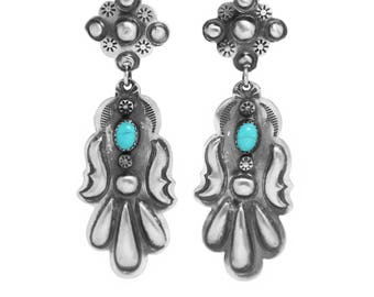 Brushed Finish Western Earrings