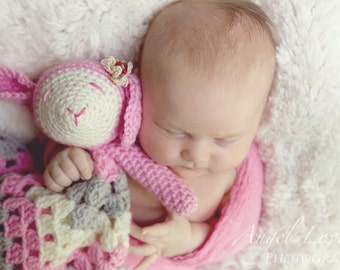 Lamb Lovey, Lamb Security Blanket, Blankie, MADE TO ORDER